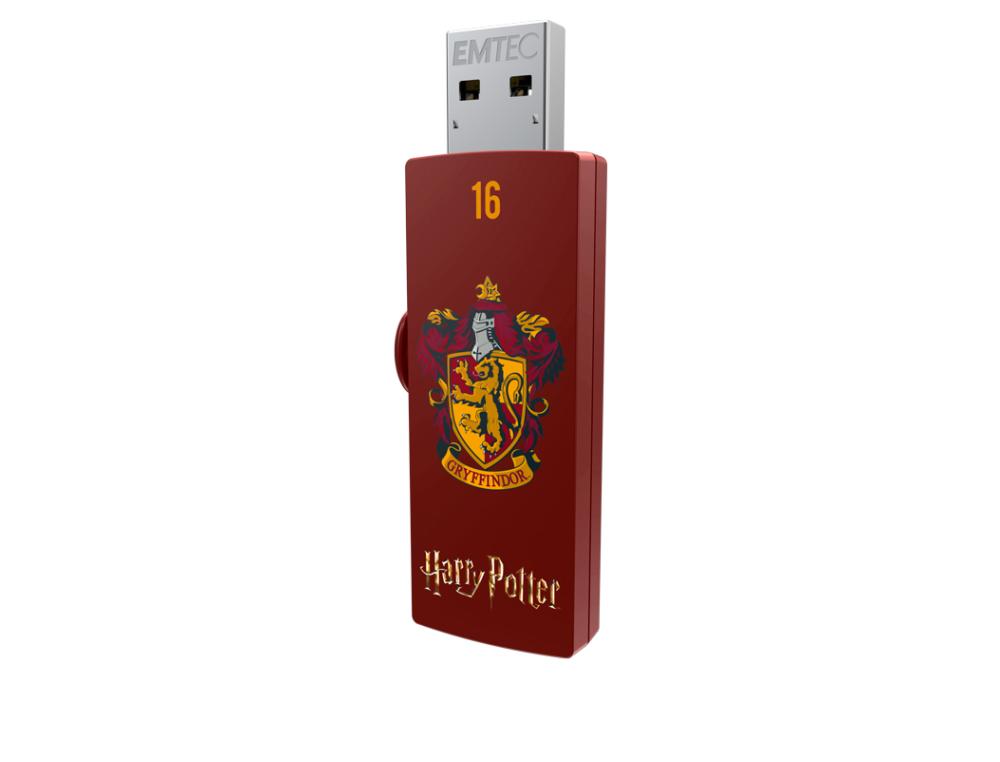 CLE USB 16GB 2.0 GRYFFONDORM73CL USB 16GB M730 HARRY POTTER GRYFFINDOR 2.0 EMTEC ROUGE